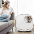 boîte de toilette pour chat portable d'intérieur litière pour chat